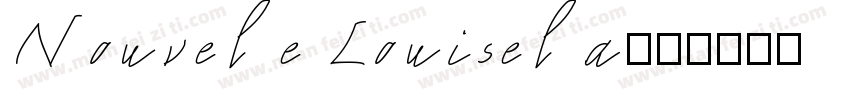 Nouvele Louisela字体转换